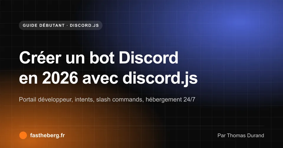 Einen Discord-Bot 2026 mit discord.js erstellen