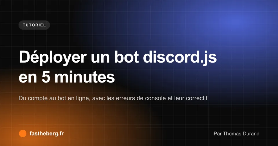 discord.js-Bot in 5 Minuten bereitstellen